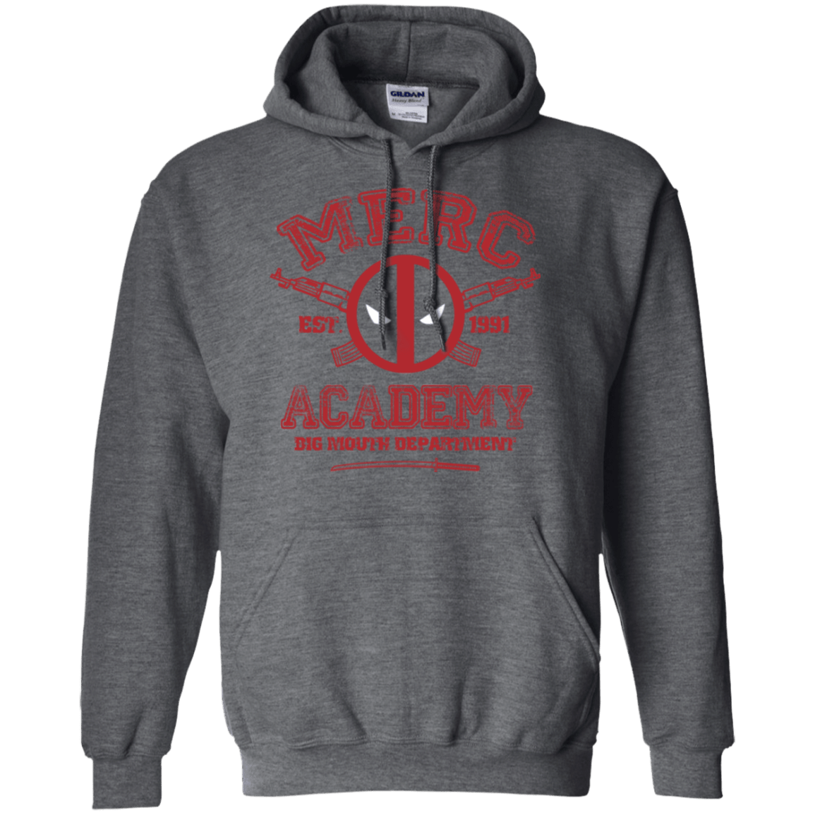 Sweatshirts Dark Heather / Small Merc Academy Pullover Hoodie