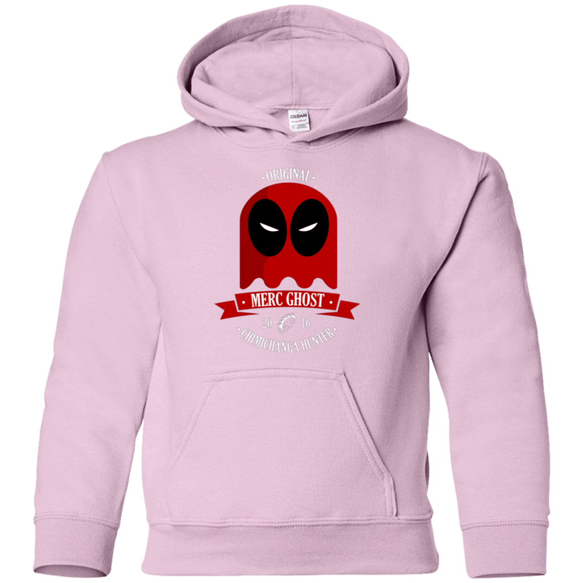 Sweatshirts Light Pink / YS Merc Ghost Full Youth Hoodie