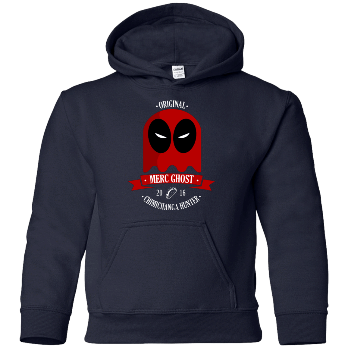 Sweatshirts Navy / YS Merc Ghost Full Youth Hoodie