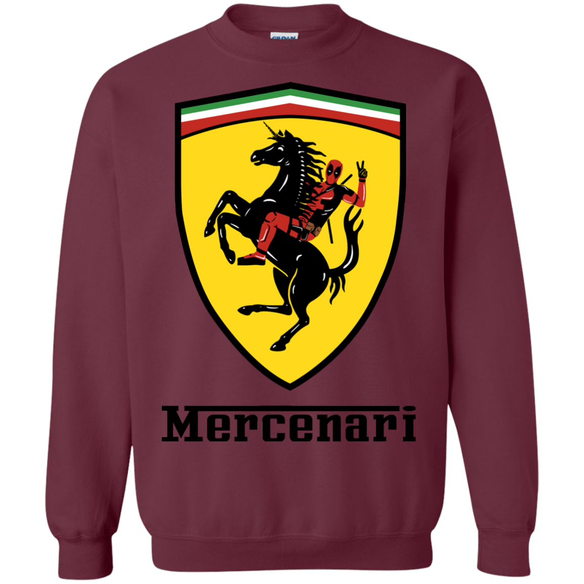 Sweatshirts Maroon / S Mercenari Crewneck Sweatshirt