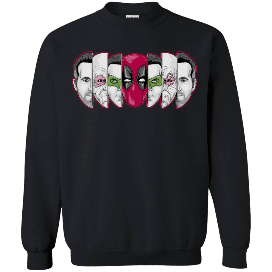 Sweatshirts Black / S Mercenary Faces Crewneck Sweatshirt