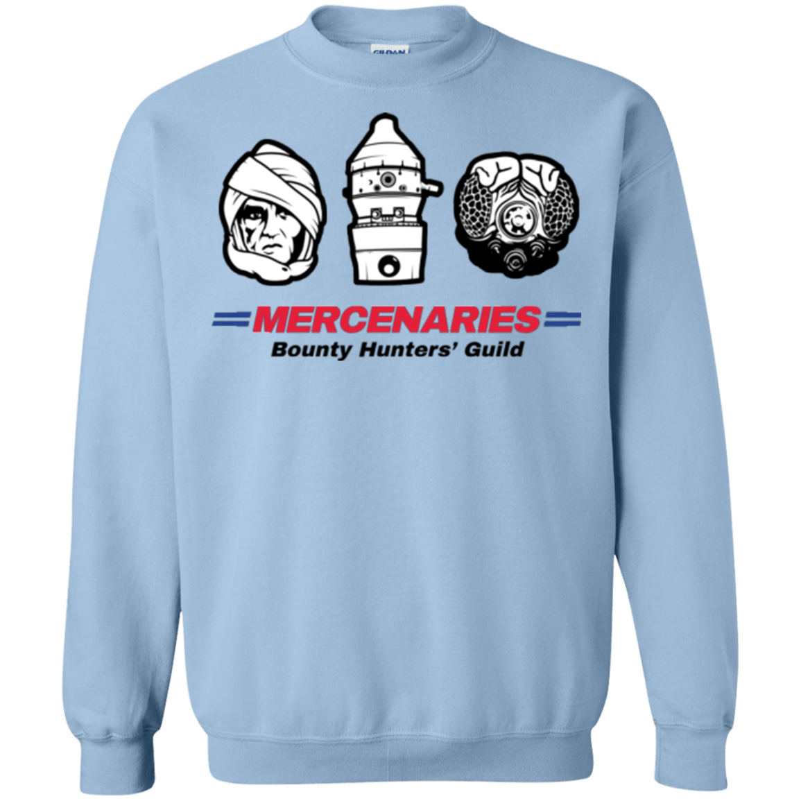 Sweatshirts Light Blue / Small Mercs 2 Crewneck Sweatshirt