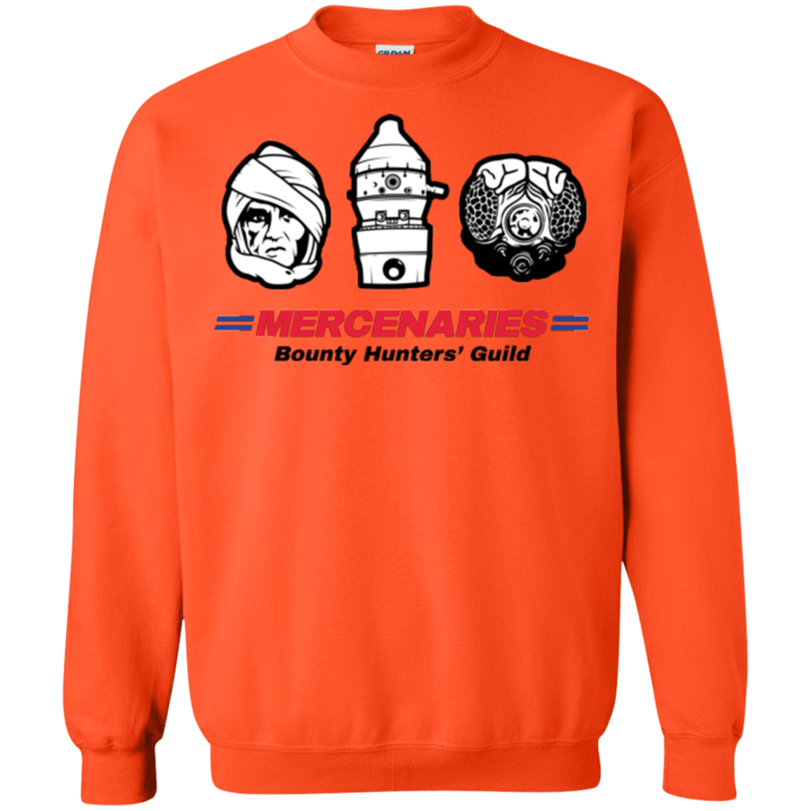 Sweatshirts Orange / Small Mercs 2 Crewneck Sweatshirt