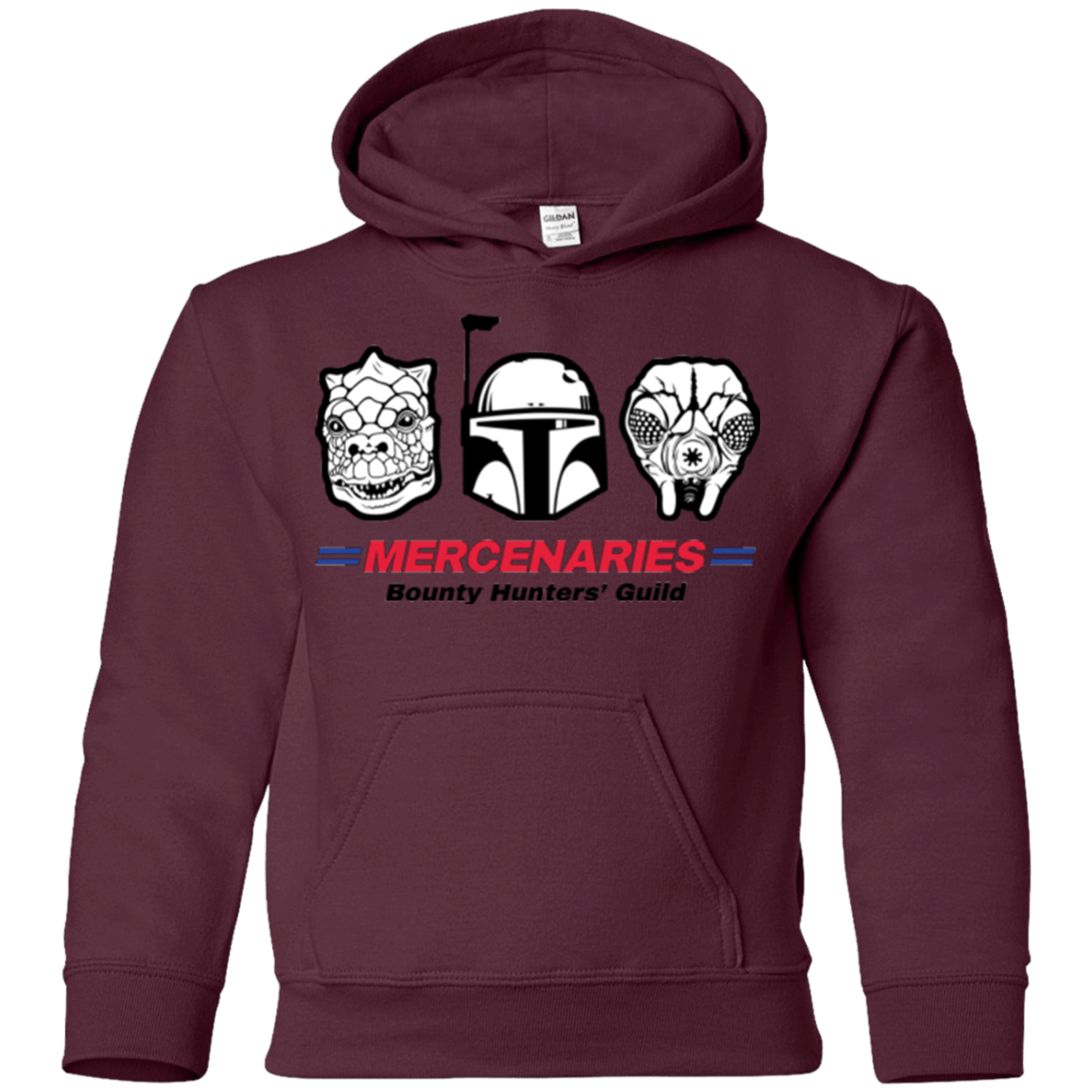 Sweatshirts Maroon / YS Mercs Youth Hoodie