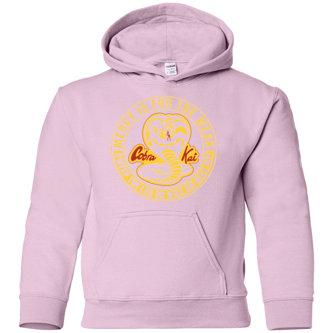 Sweatshirts Light Pink / YS Mercy Is For The Weak Youth Hoodie