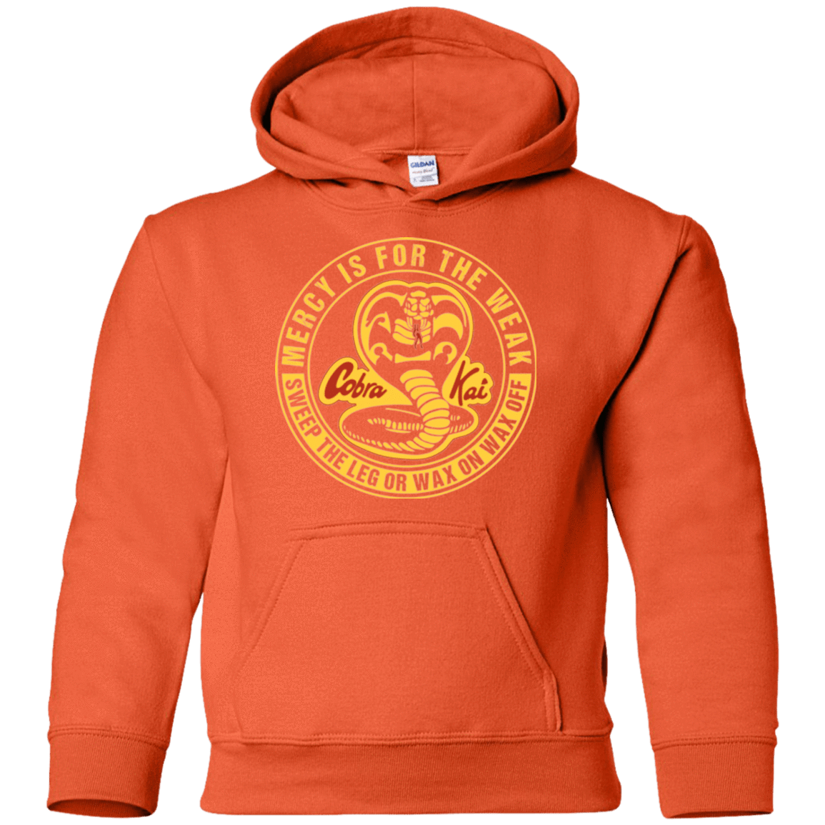 Sweatshirts Orange / YS Mercy Is For The Weak Youth Hoodie