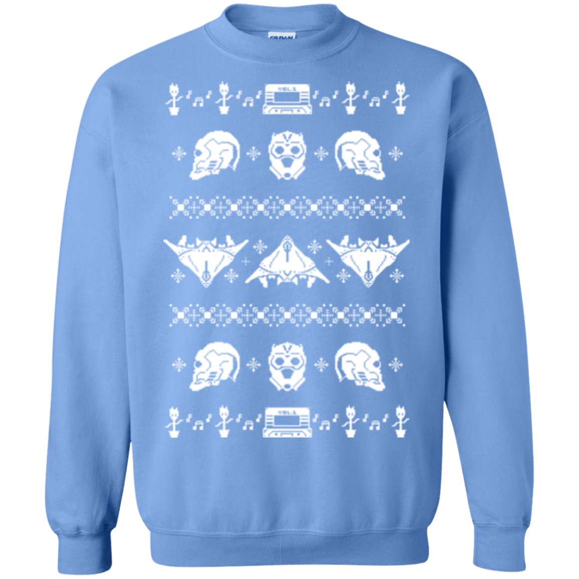 Sweatshirts Carolina Blue / Small Merry Christmas A-Holes 2 Crewneck Sweatshirt