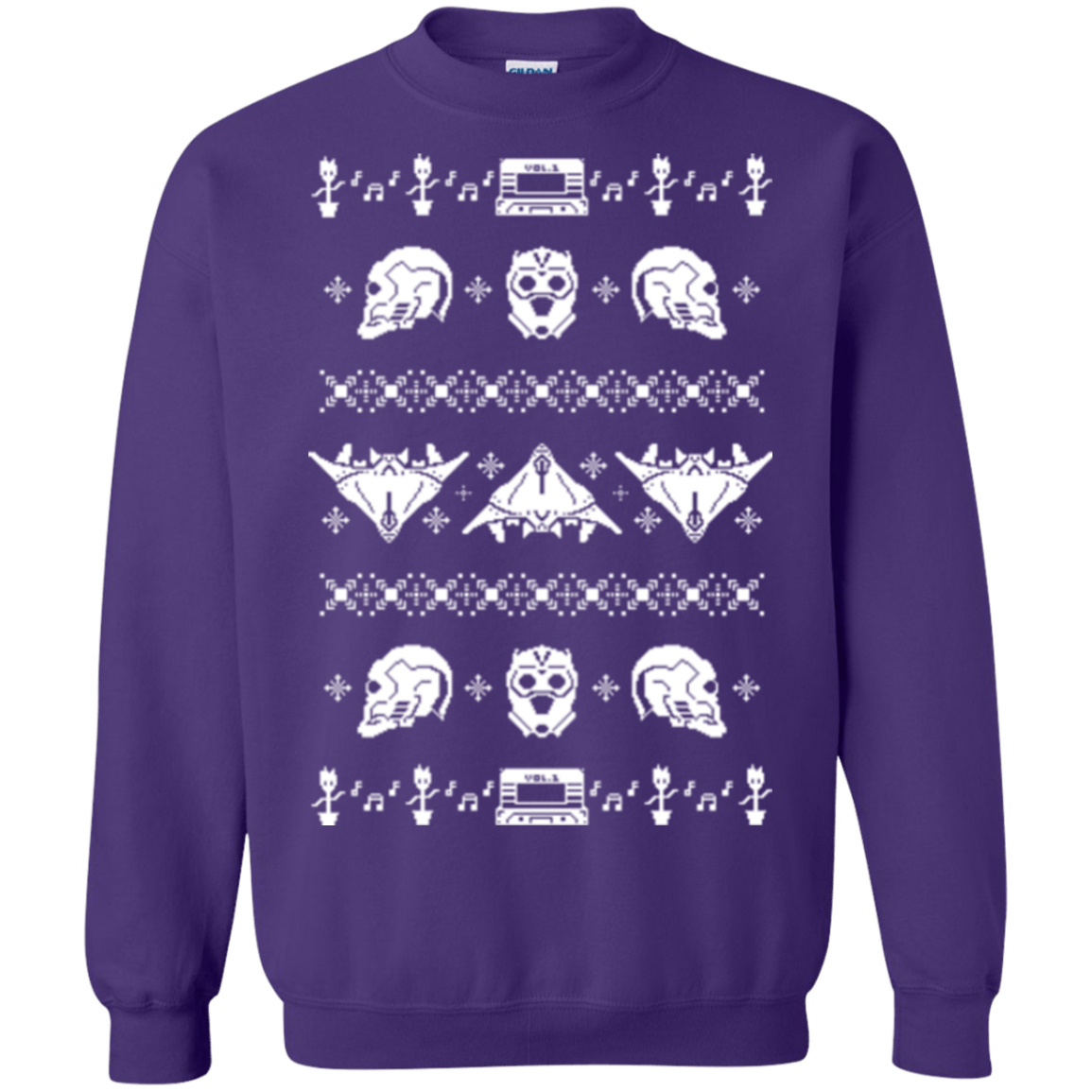 Sweatshirts Purple / Small Merry Christmas A-Holes 2 Crewneck Sweatshirt