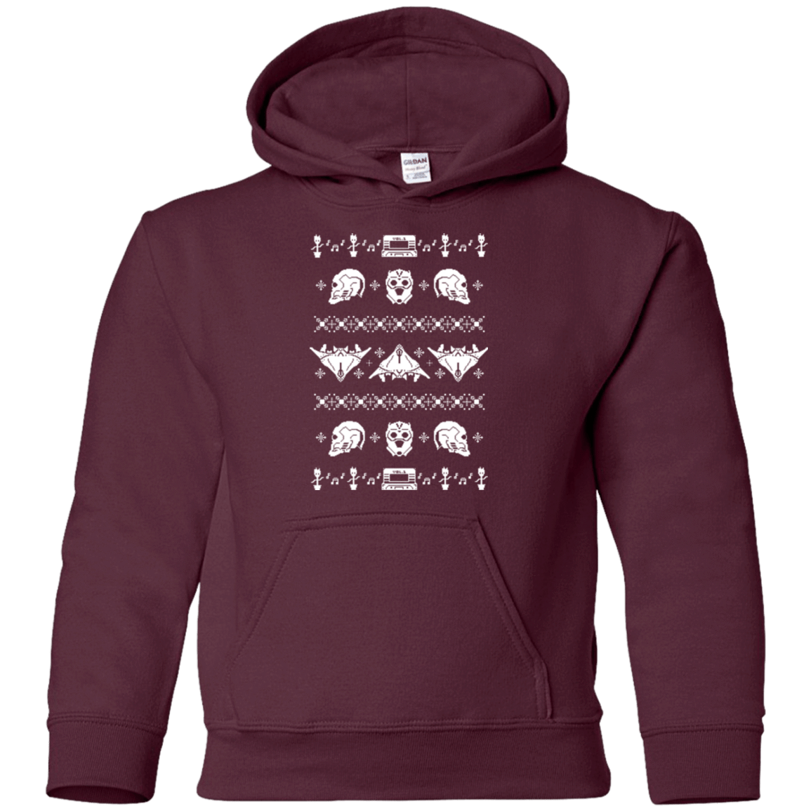 Sweatshirts Maroon / YS Merry Christmas A-Holes 2 Youth Hoodie