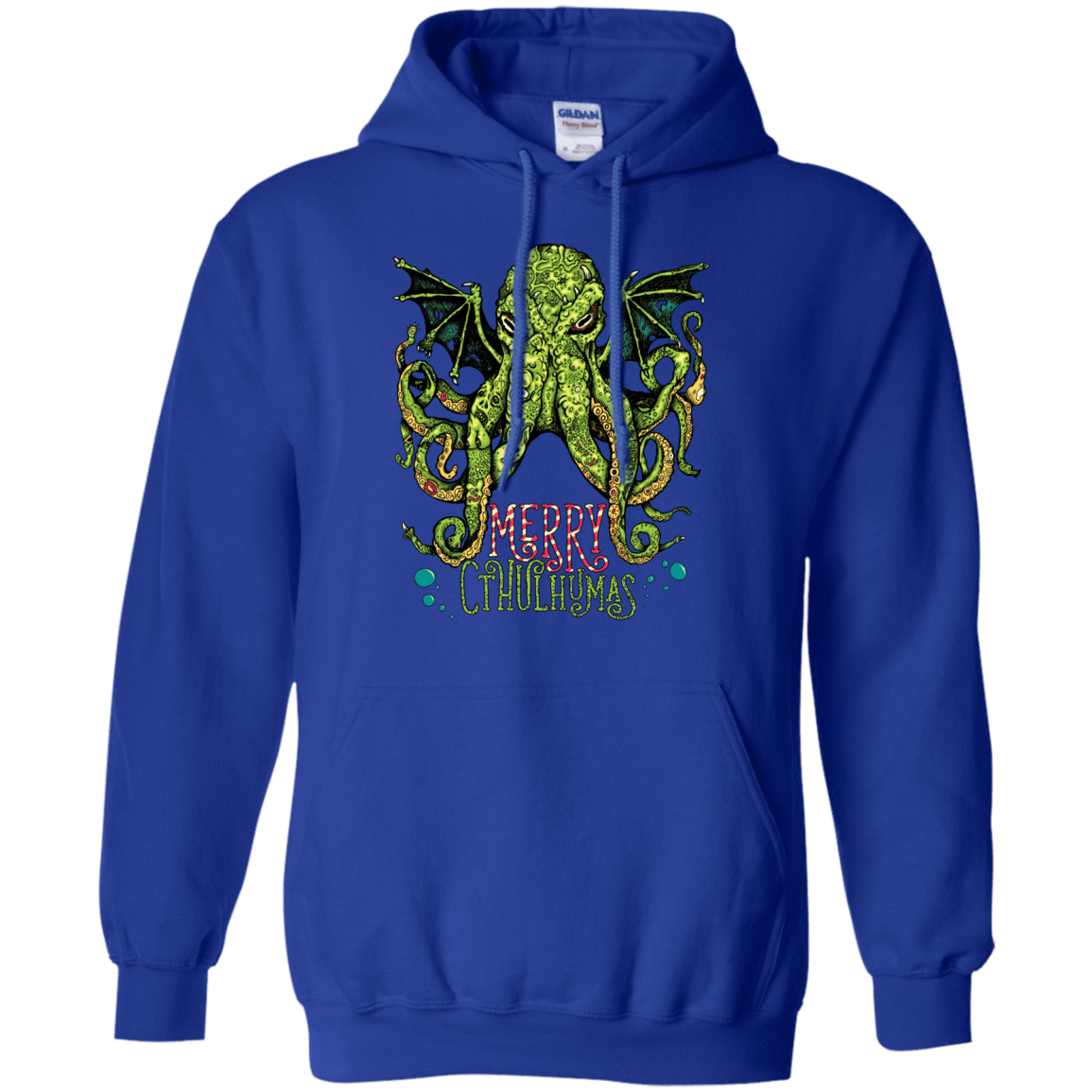 Sweatshirts Royal / Small Merry Cthulhumas Pullover Hoodie