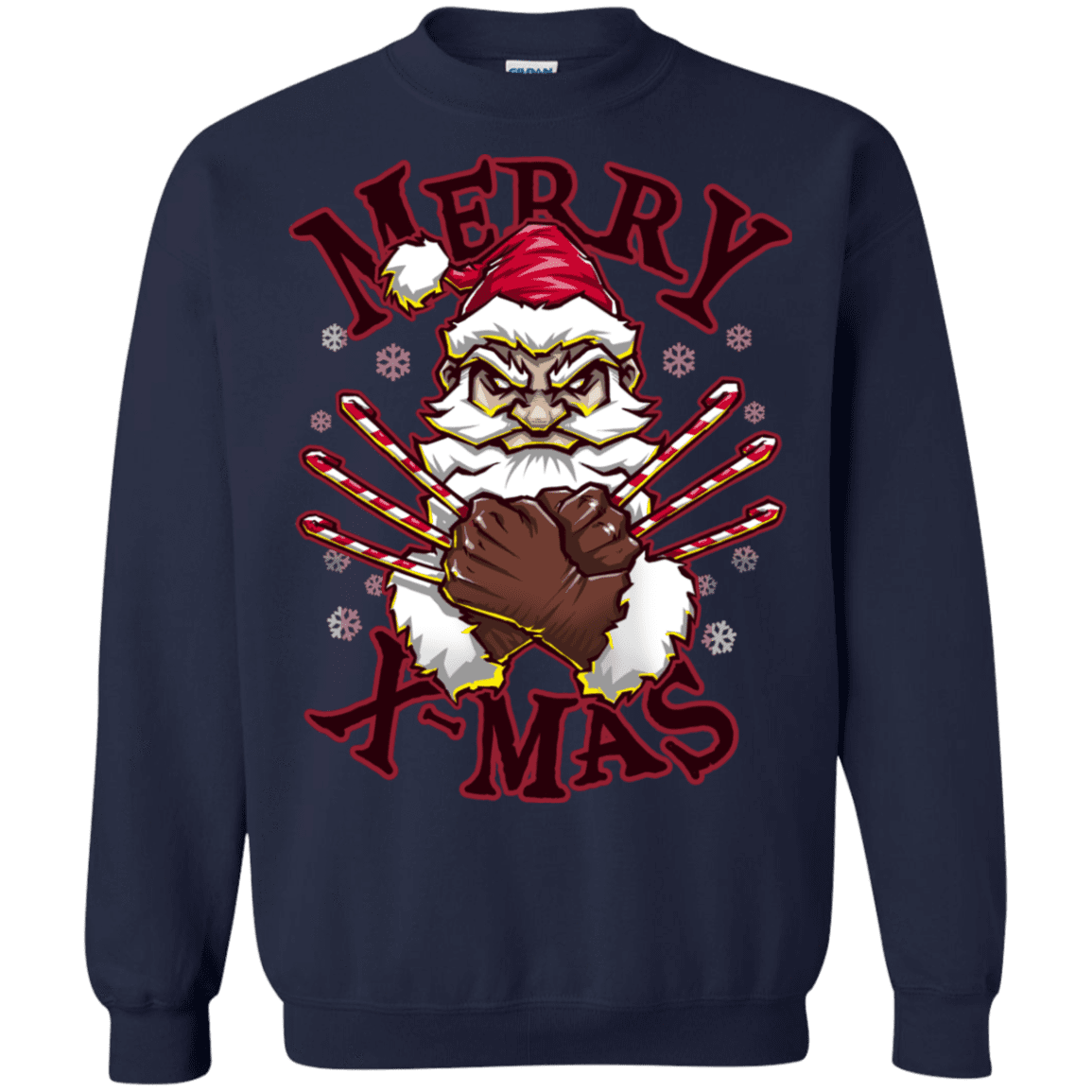 Sweatshirts Navy / S Merry X-Mas Crewneck Sweatshirt