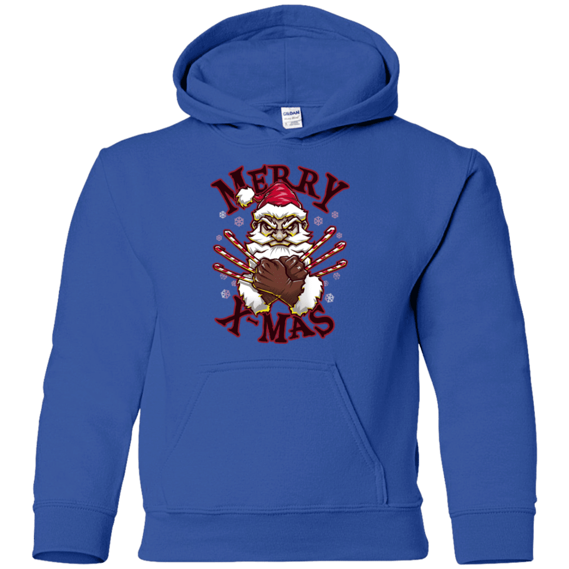 Sweatshirts Royal / YS Merry X-Mas Youth Hoodie