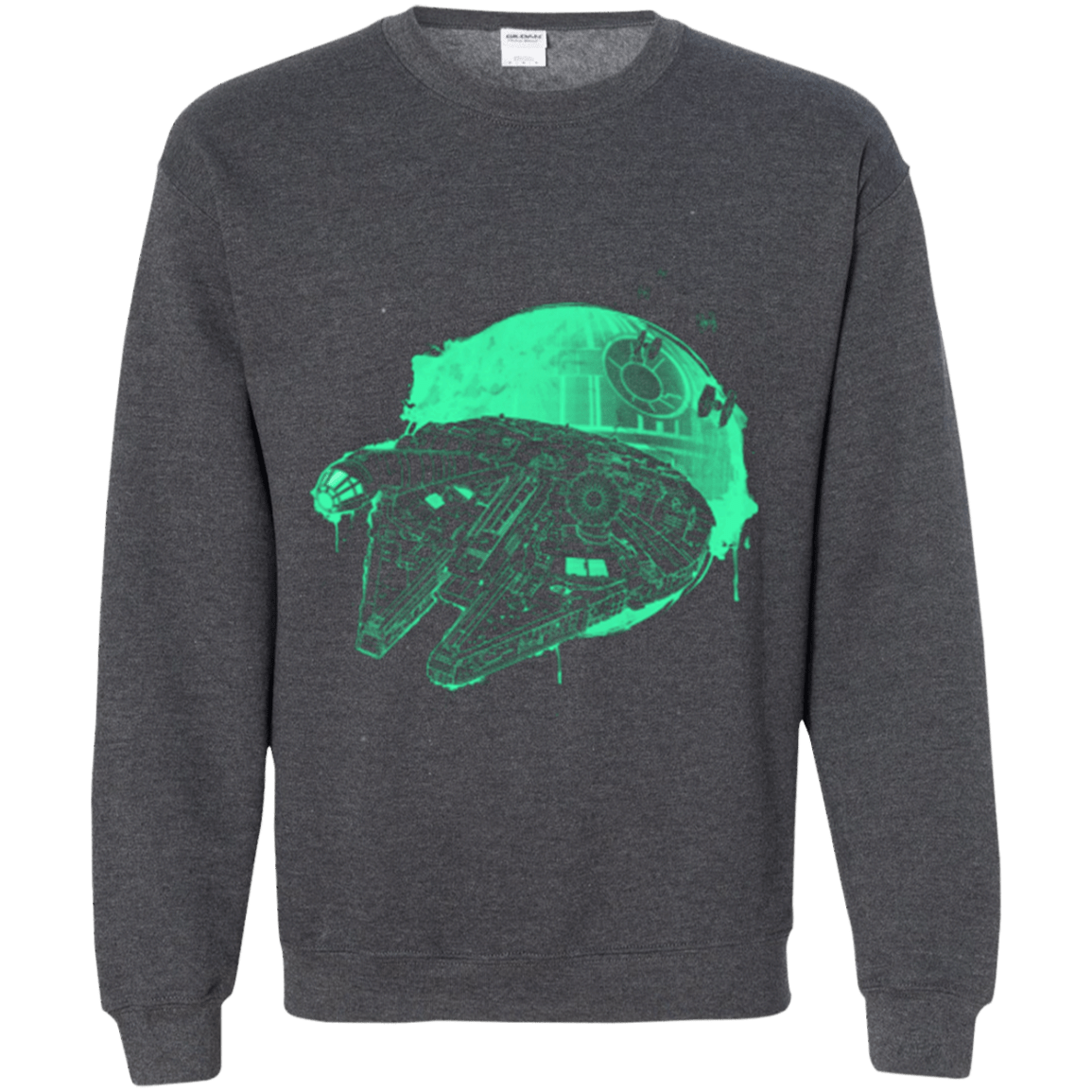 Sweatshirts Dark Heather / Small Messy Rescue Crewneck Sweatshirt