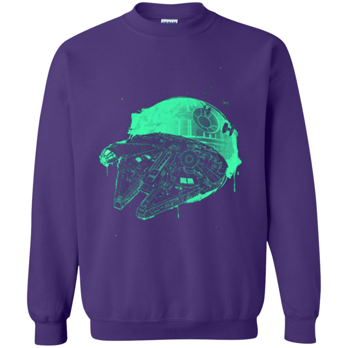 Sweatshirts Purple / Small Messy Rescue Crewneck Sweatshirt