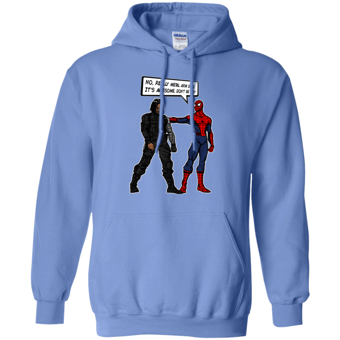 Sweatshirts Carolina Blue / Small Metal Arm Dude Pullover Hoodie