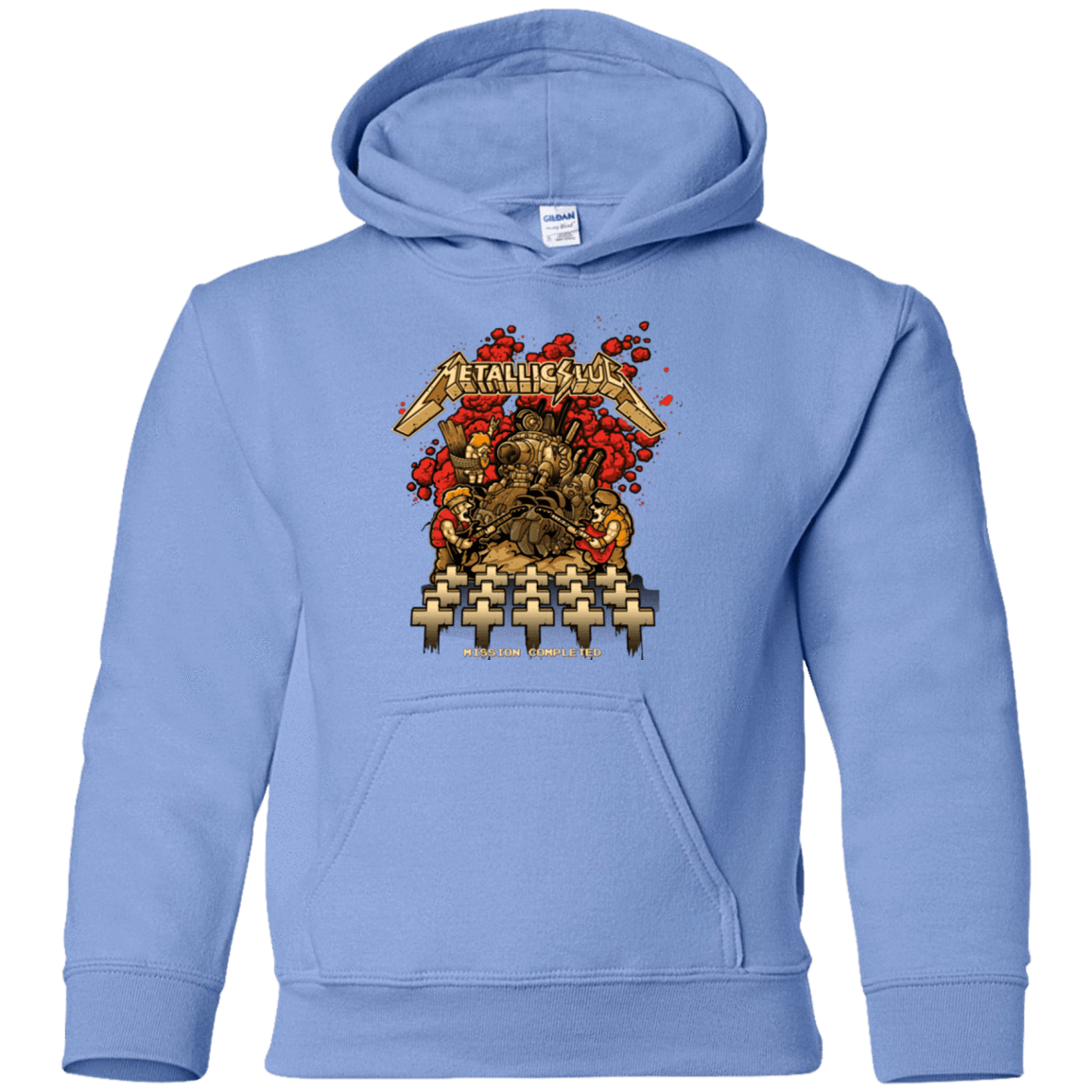 Sweatshirts Carolina Blue / YS METALLIC SLUG Youth Hoodie