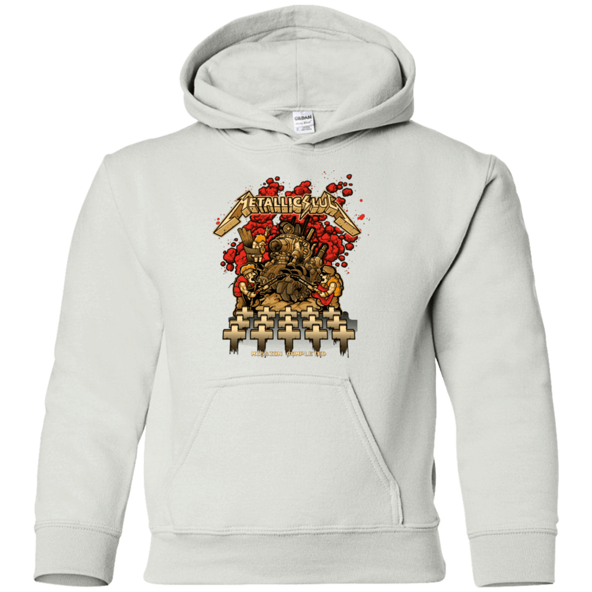 Sweatshirts White / YS METALLIC SLUG Youth Hoodie
