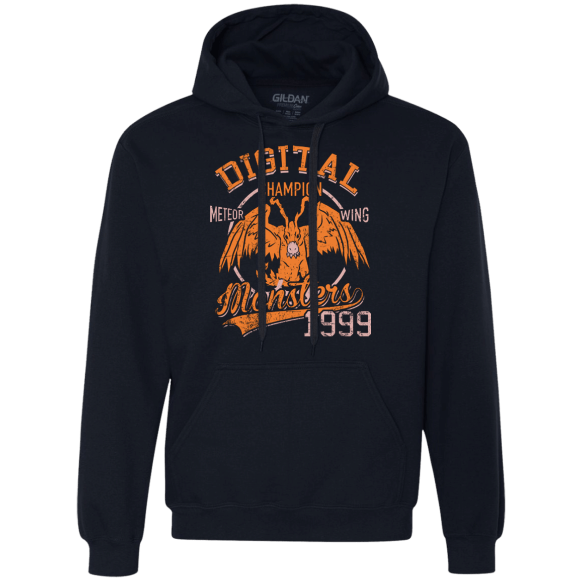 Sweatshirts Navy / Small Meteor Wing Premium Fleece Hoodie