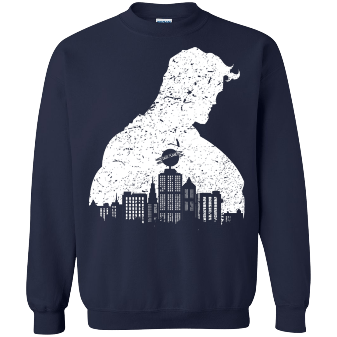 Sweatshirts Navy / Small Metropolis Shadow Crewneck Sweatshirt