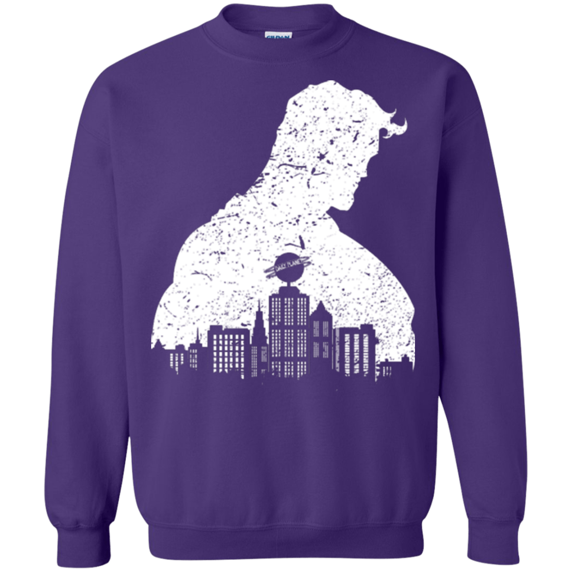 Sweatshirts Purple / Small Metropolis Shadow Crewneck Sweatshirt