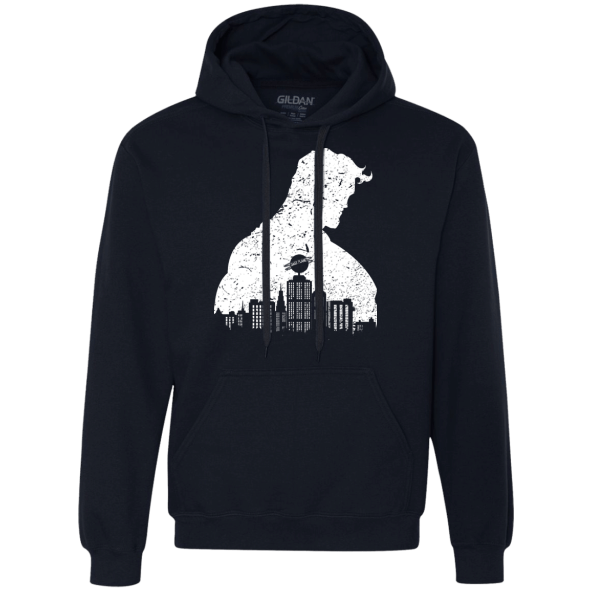 Sweatshirts Navy / Small Metropolis Shadow Premium Fleece Hoodie