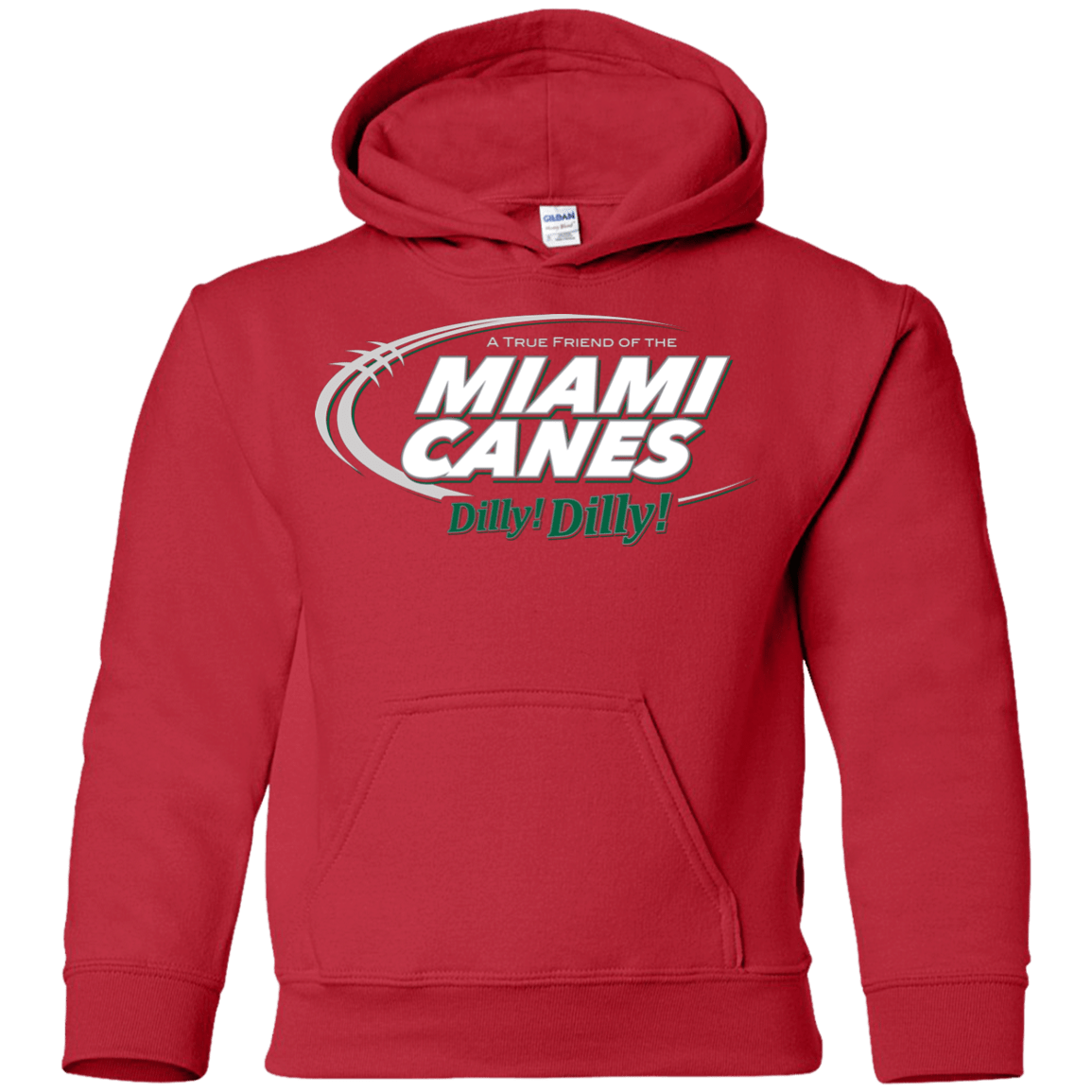 Sweatshirts Red / YS Miami Dilly Dilly Youth Hoodie