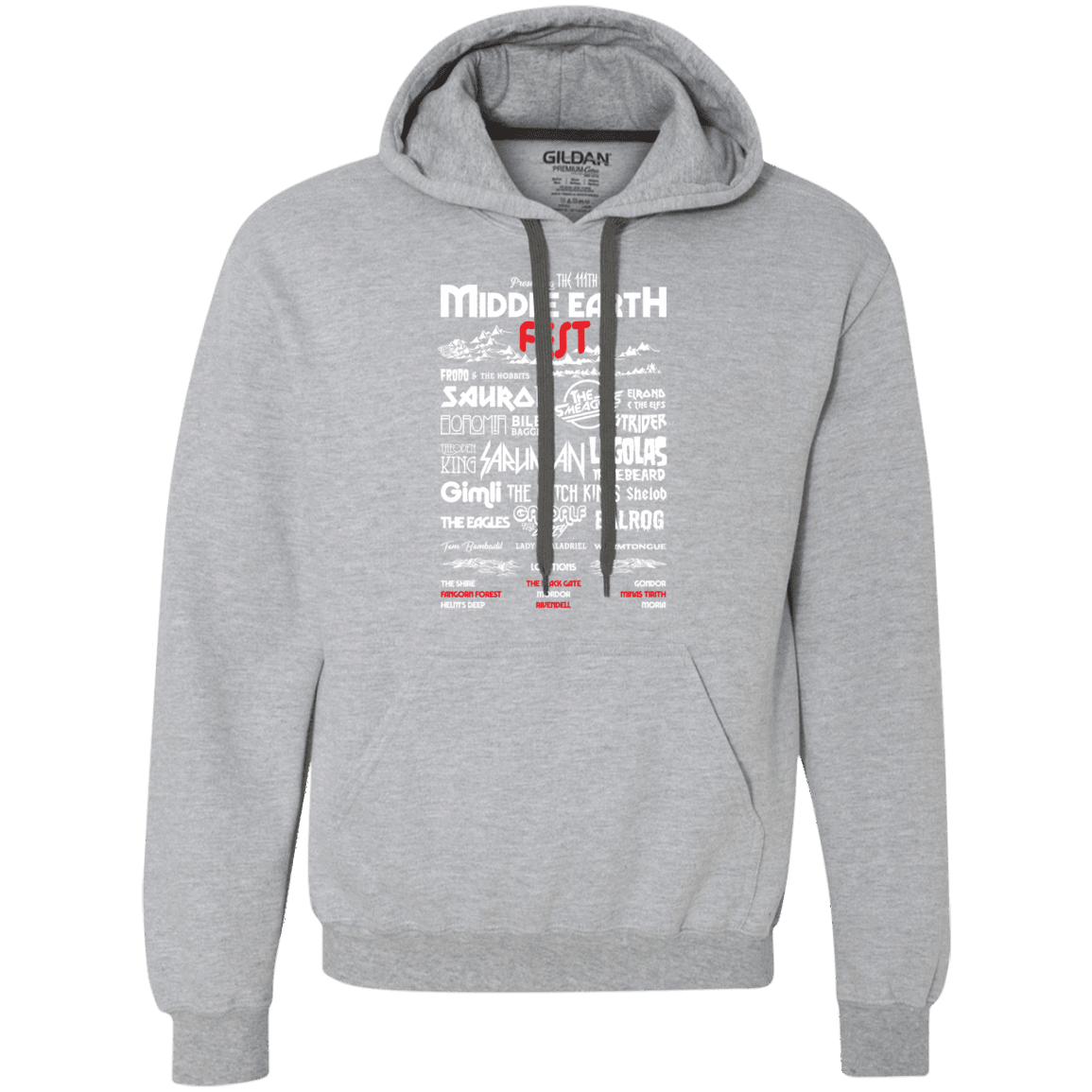 Sweatshirts Sport Grey / S Middle Earth Fest Premium Fleece Hoodie