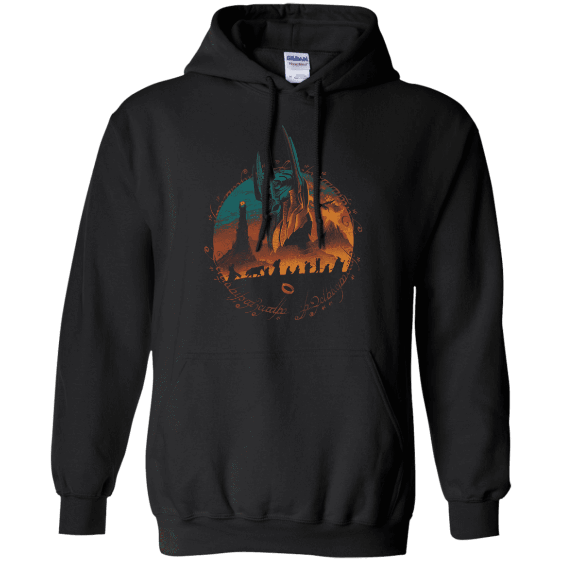 Sweatshirts Black / S Middle Earth Quest Pullover Hoodie