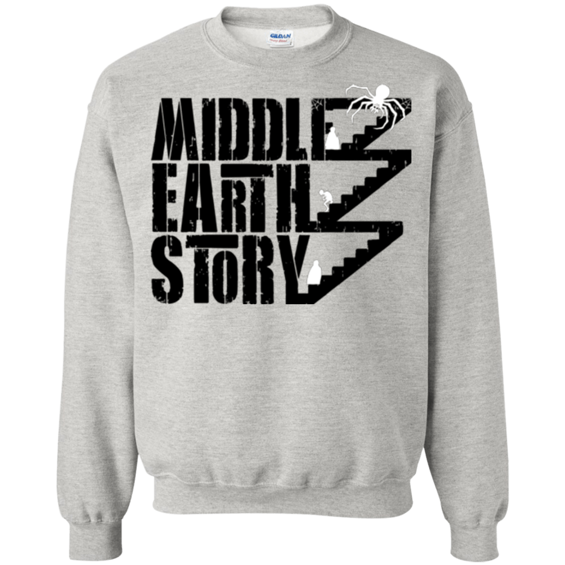 Sweatshirts Ash / Small Middle Earth Story Crewneck Sweatshirt