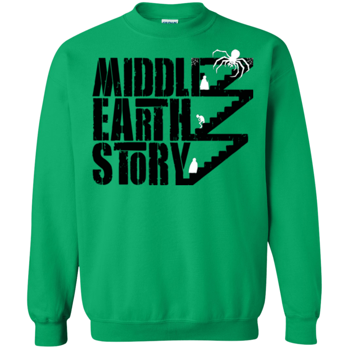 Sweatshirts Irish Green / Small Middle Earth Story Crewneck Sweatshirt