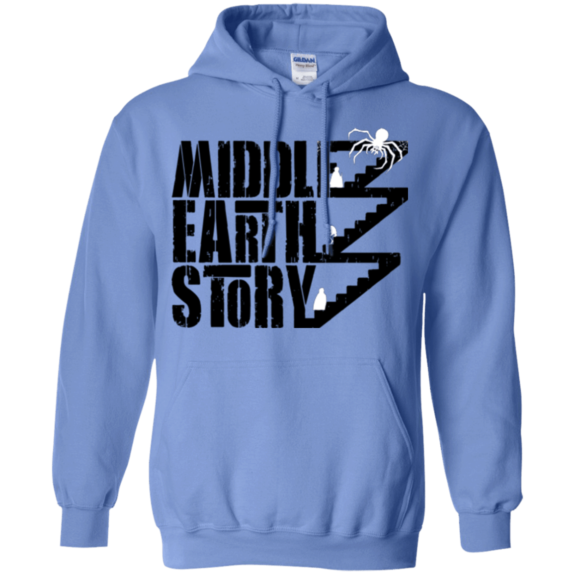 Sweatshirts Carolina Blue / Small Middle Earth Story Pullover Hoodie