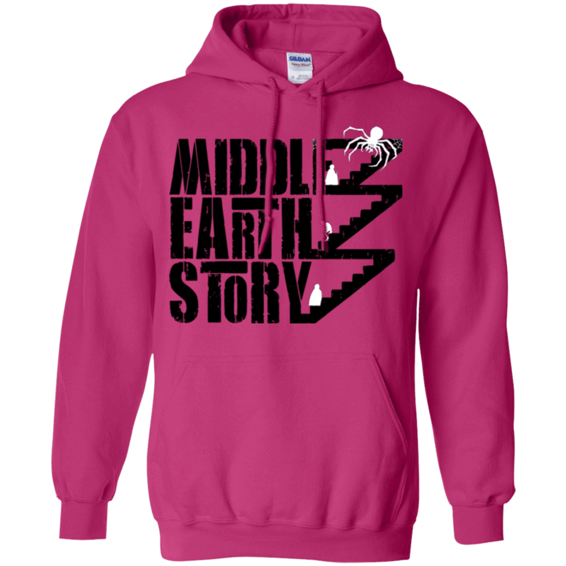 Sweatshirts Heliconia / Small Middle Earth Story Pullover Hoodie