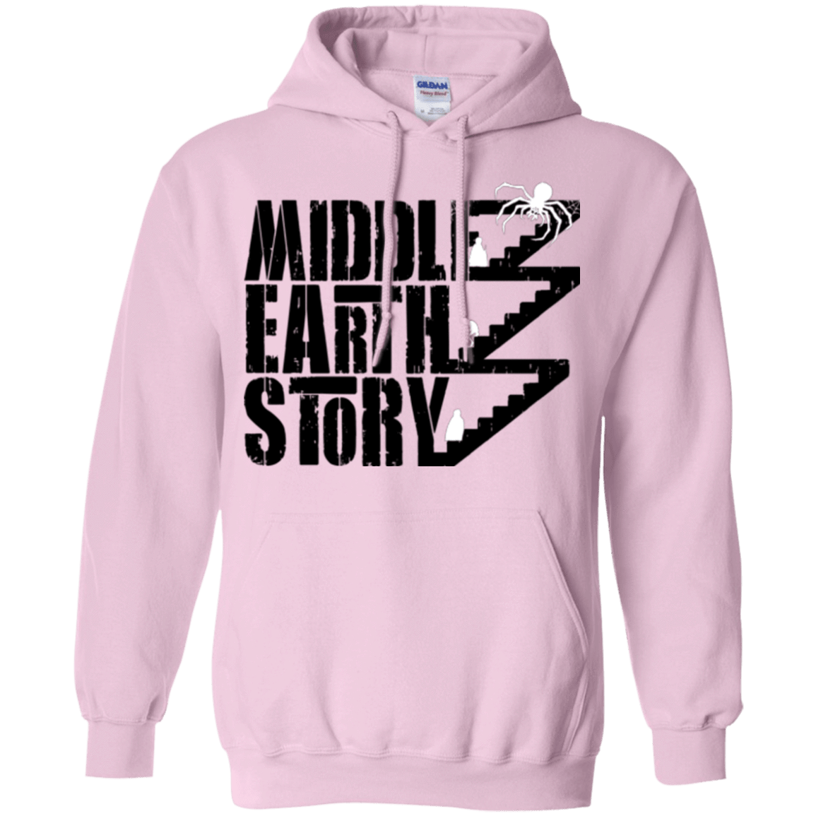 Sweatshirts Light Pink / Small Middle Earth Story Pullover Hoodie