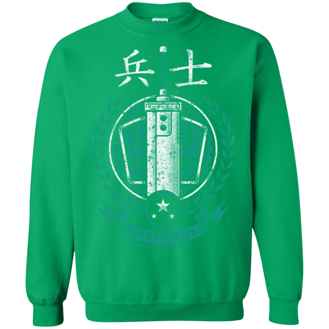 Sweatshirts Irish Green / Small Midgar's Finest Crewneck Sweatshirt