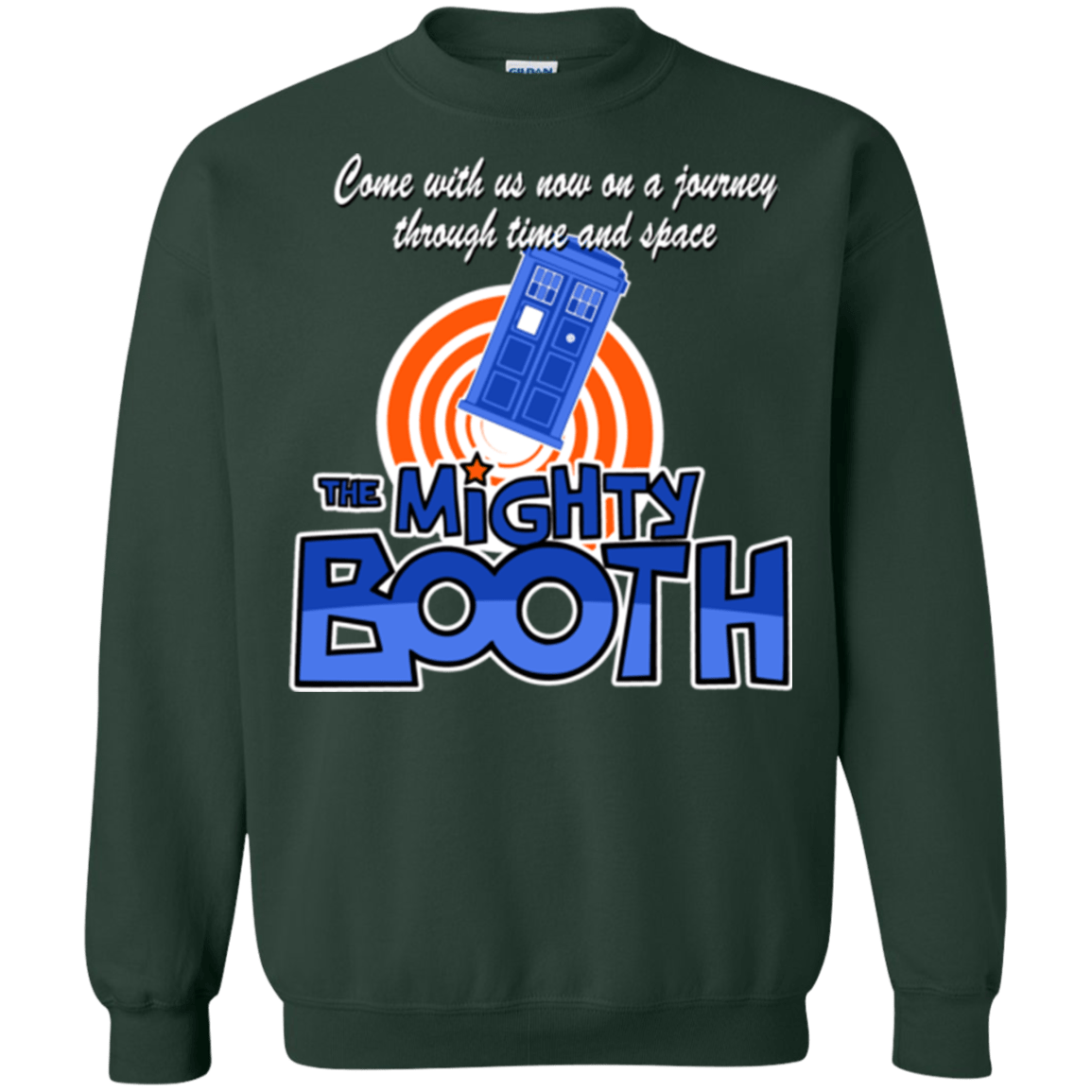 Sweatshirts Forest Green / Small Mighty Booth Crewneck Sweatshirt