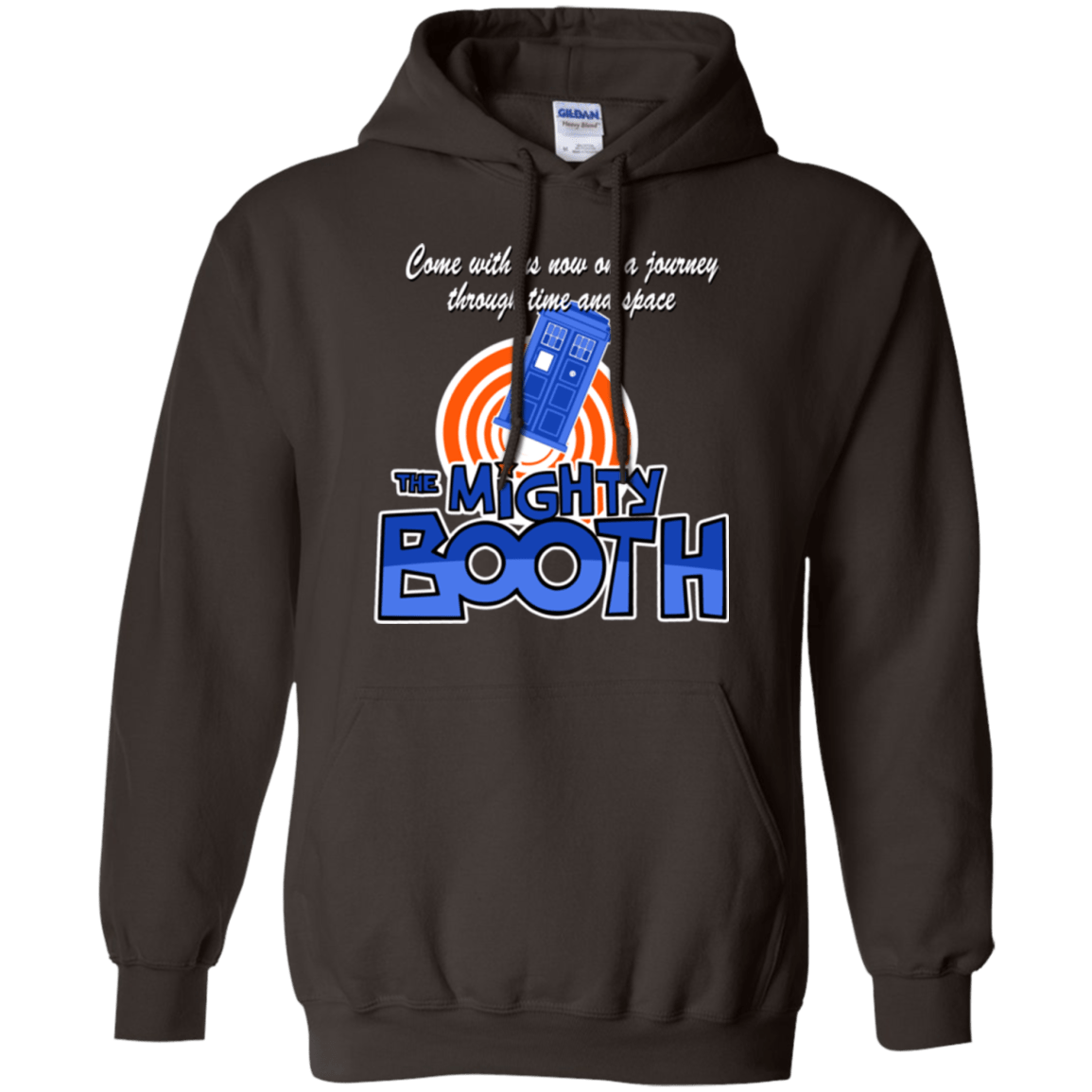 Sweatshirts Dark Chocolate / Small Mighty Booth Pullover Hoodie