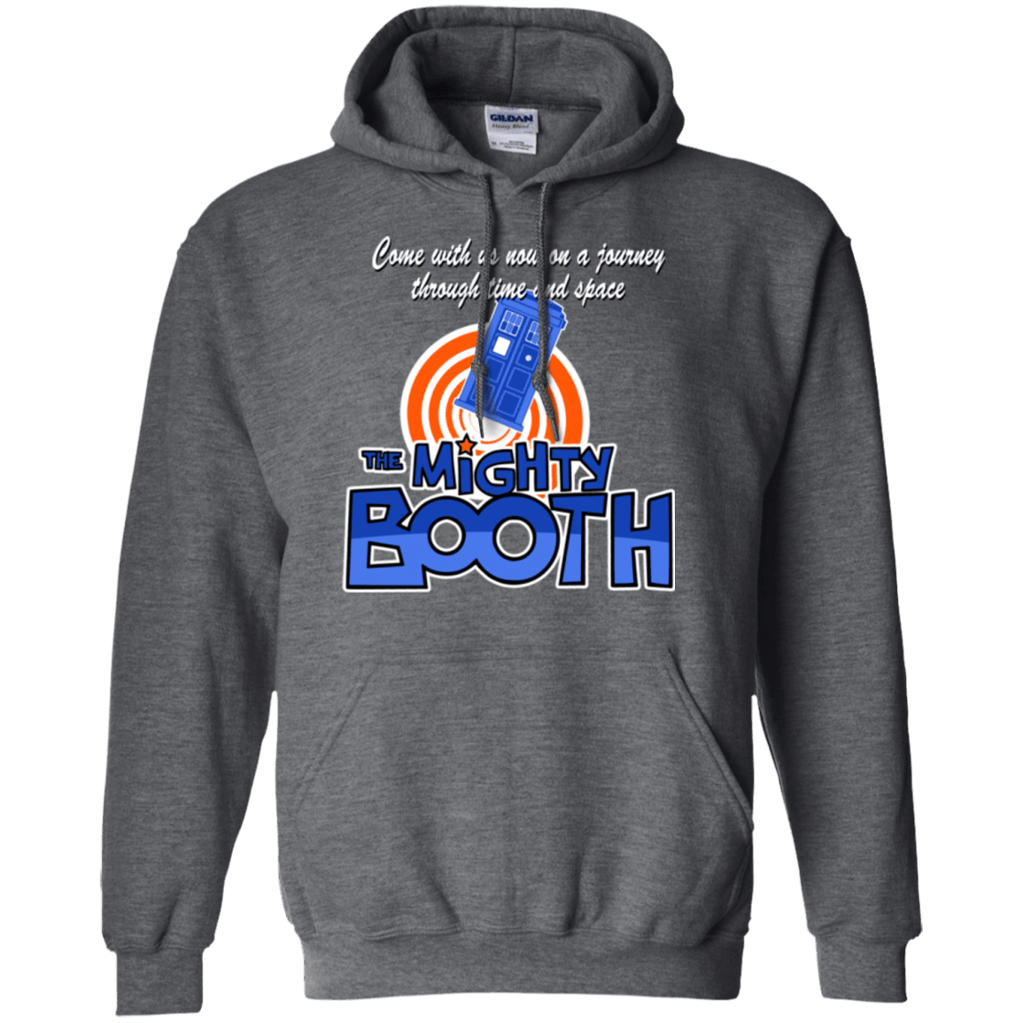 Sweatshirts Dark Heather / Small Mighty Booth Pullover Hoodie