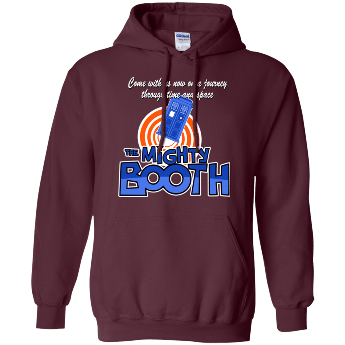 Sweatshirts Maroon / Small Mighty Booth Pullover Hoodie