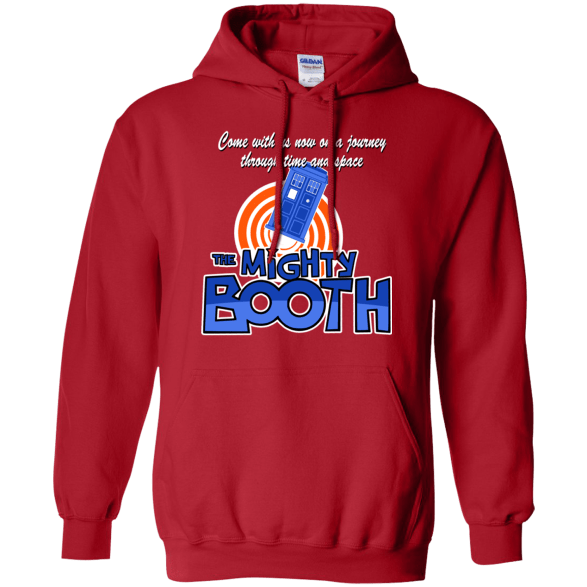 Sweatshirts Red / Small Mighty Booth Pullover Hoodie