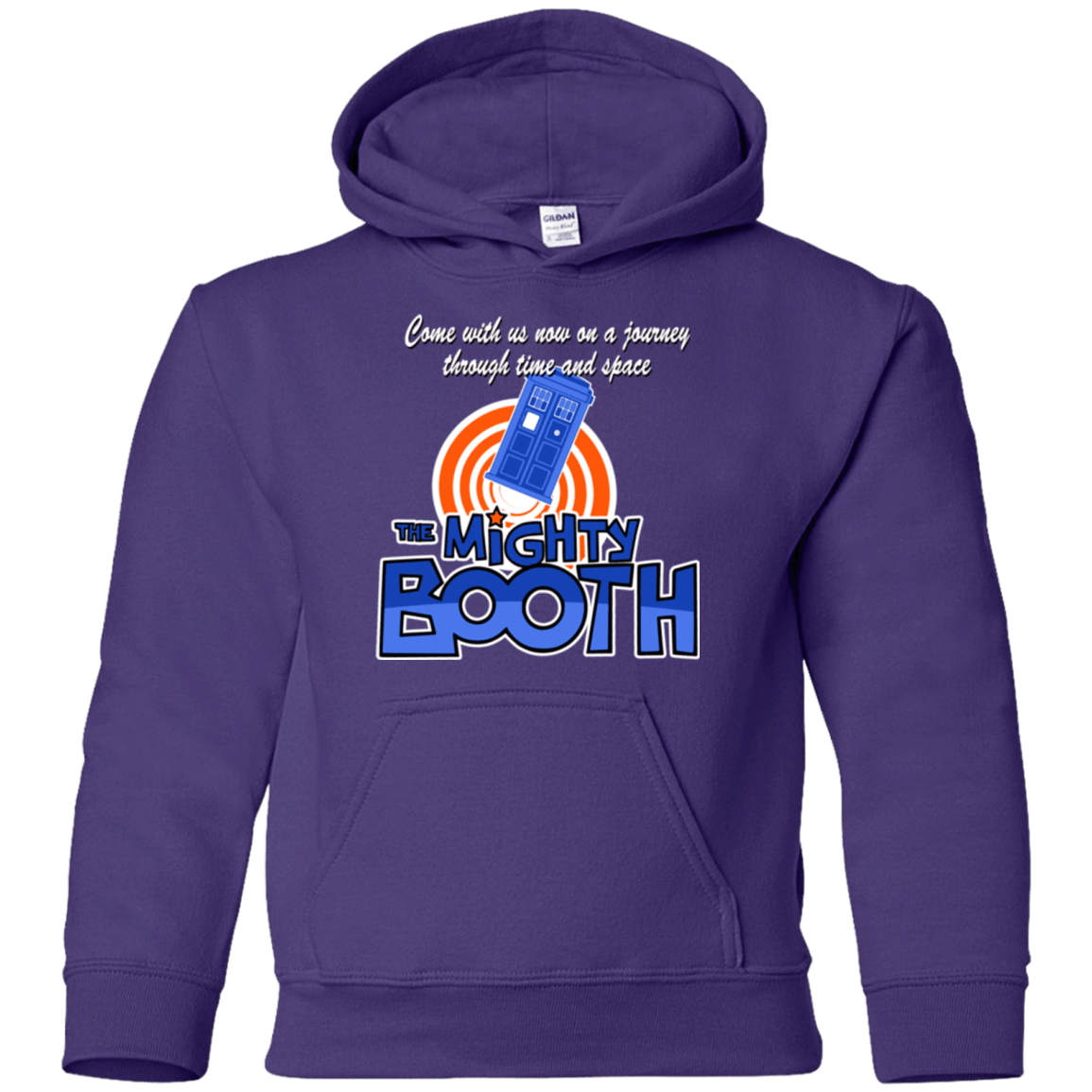 Sweatshirts Purple / YS Mighty Booth Youth Hoodie
