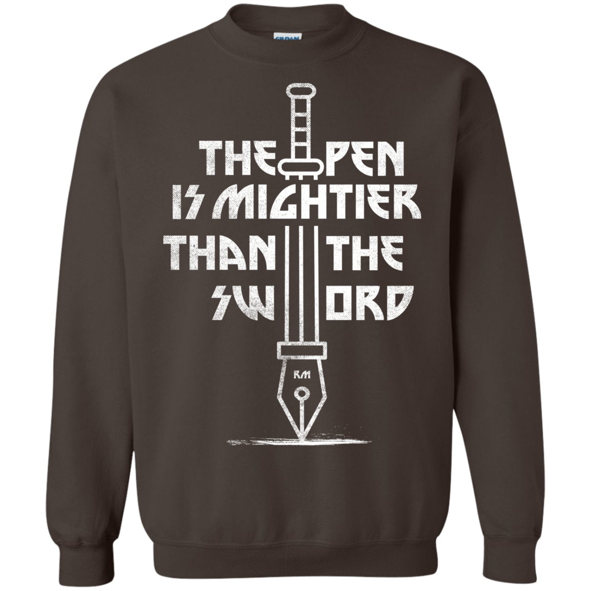 Sweatshirts Dark Chocolate / S Mighty Pen Crewneck Sweatshirt