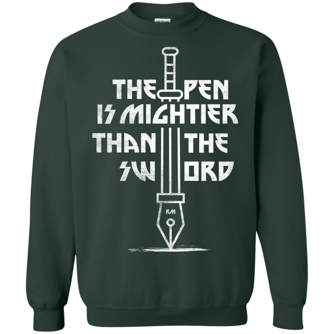 Sweatshirts Forest Green / S Mighty Pen Crewneck Sweatshirt