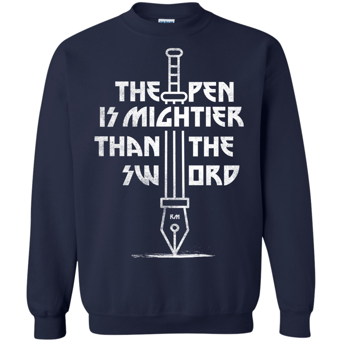 Sweatshirts Navy / S Mighty Pen Crewneck Sweatshirt