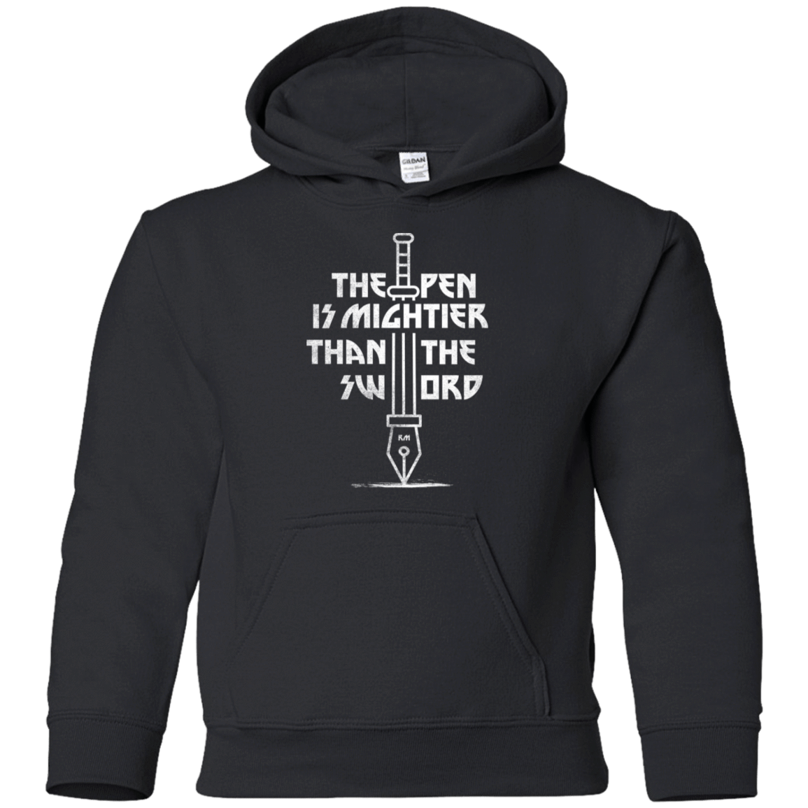 Sweatshirts Black / YS Mighty Pen Youth Hoodie