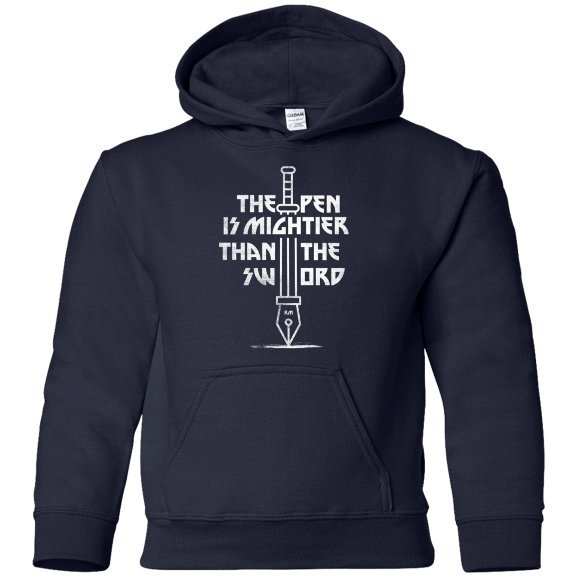 Sweatshirts Navy / YS Mighty Pen Youth Hoodie