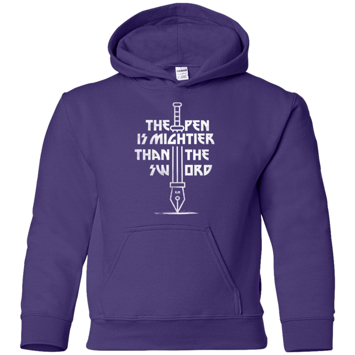 Sweatshirts Purple / YS Mighty Pen Youth Hoodie