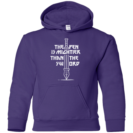 Sweatshirts Purple / YS Mighty Pen Youth Hoodie