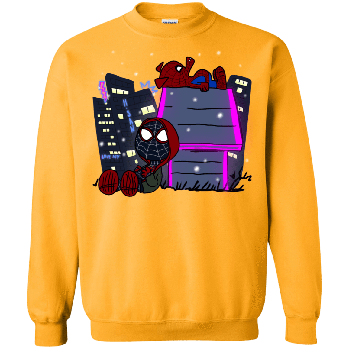 Sweatshirts Gold / S Miles and Porker Crewneck Sweatshirt