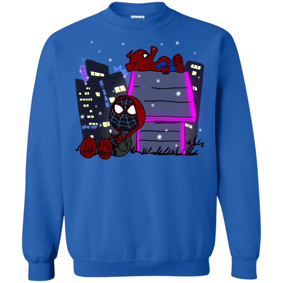 Sweatshirts Royal / S Miles and Porker Crewneck Sweatshirt