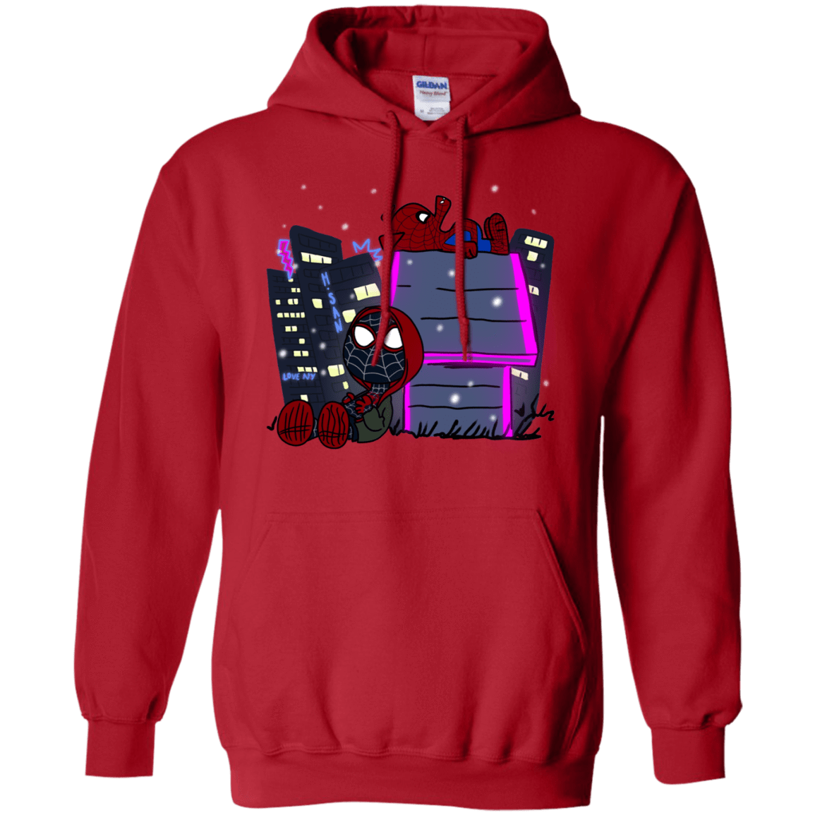 Sweatshirts Red / S Miles and Porker Pullover Hoodie